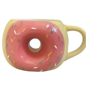 3D Pink Donut Shaped Mug